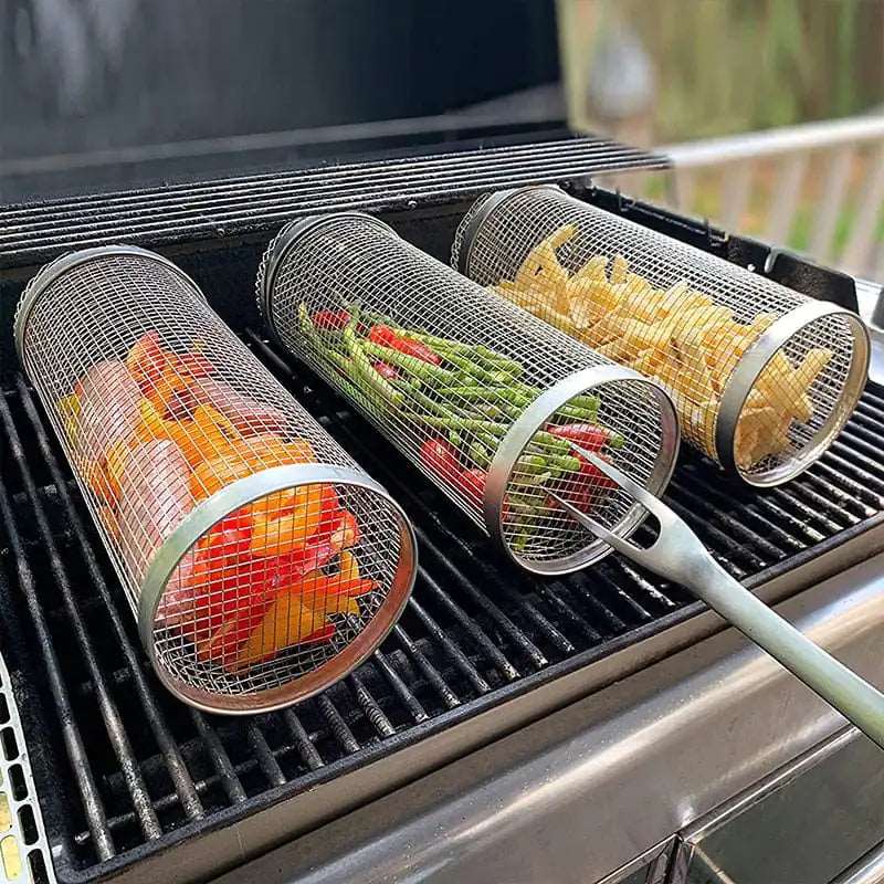 Cylinder Grill Basket